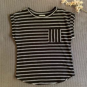MONTEAU Striped Top